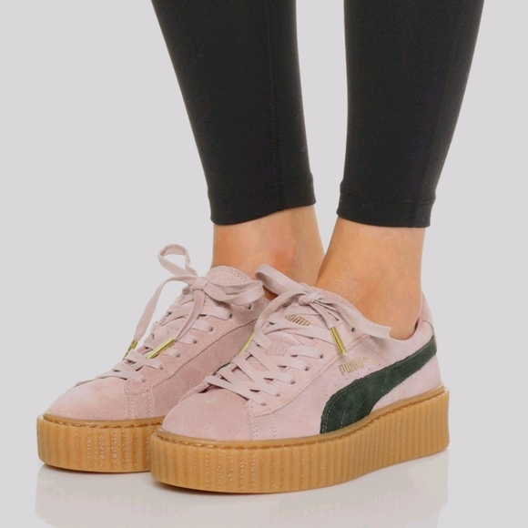 Puma Shoes - Puma Fenty Suede Creeper Sneakers